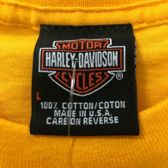 NEW - Harley Davidson H-D Y2K Beartooth MT Motorcycle Shirt L - Made in USA - Picture 6 of 8
